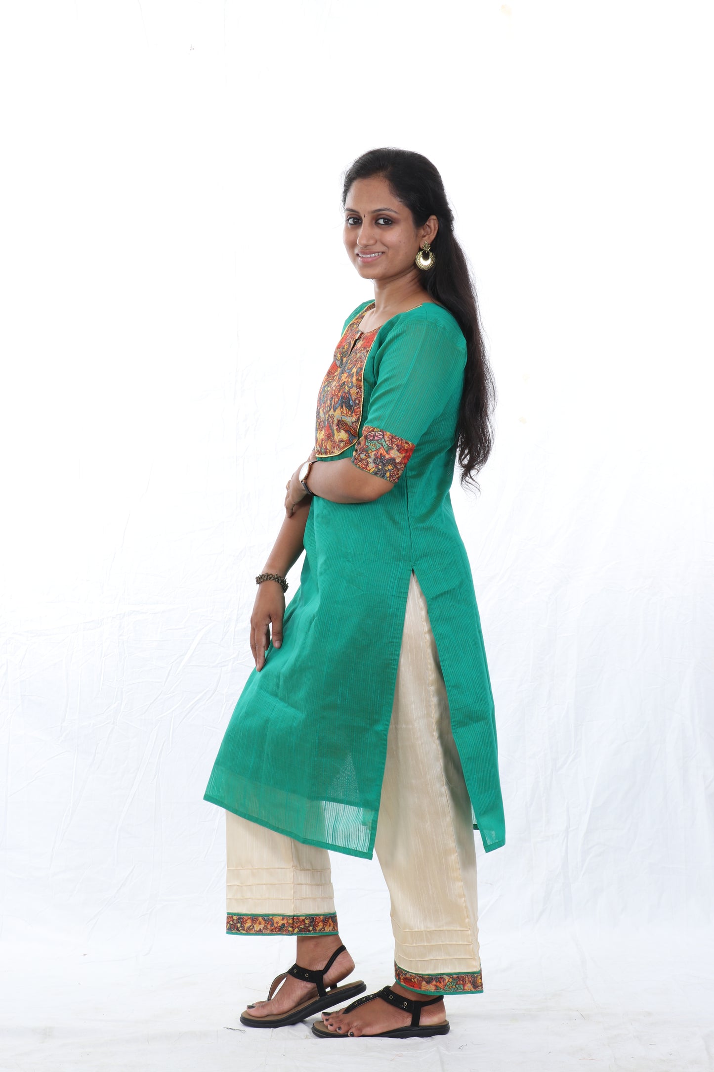 Green - Kurta and Palazzo set