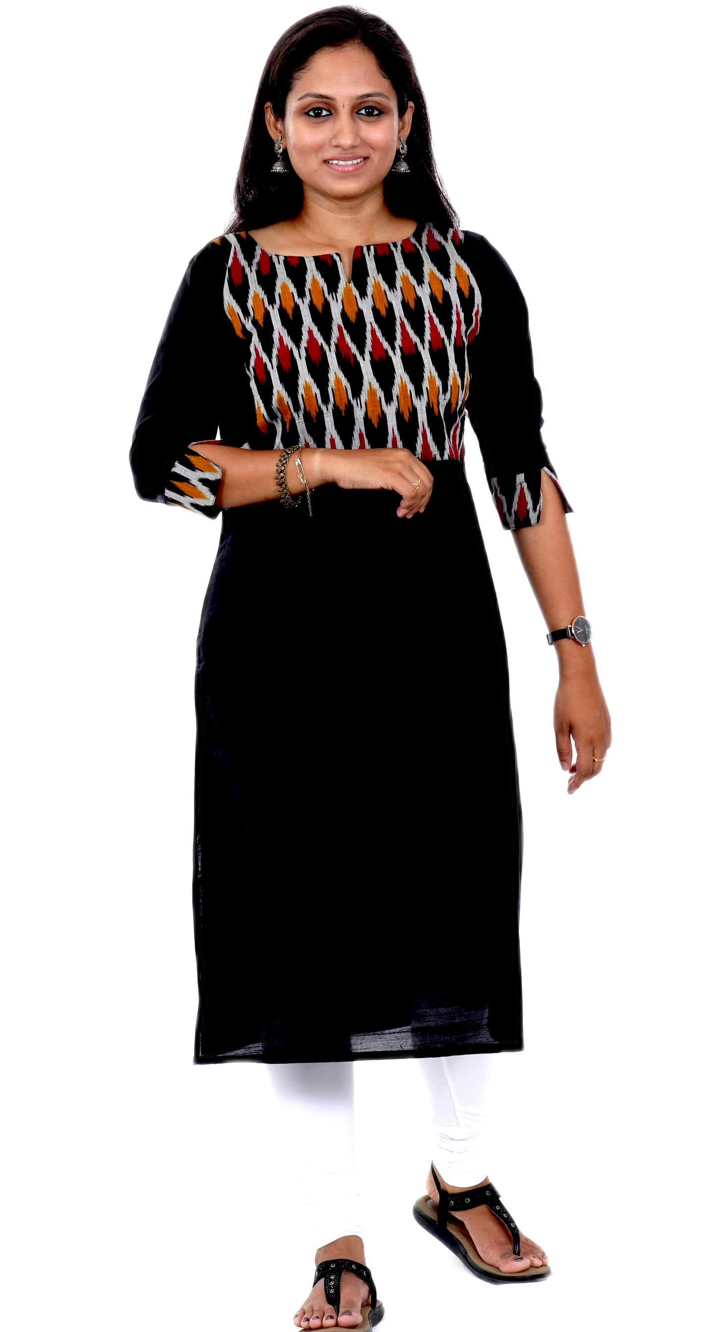 Black Cotton Kurti