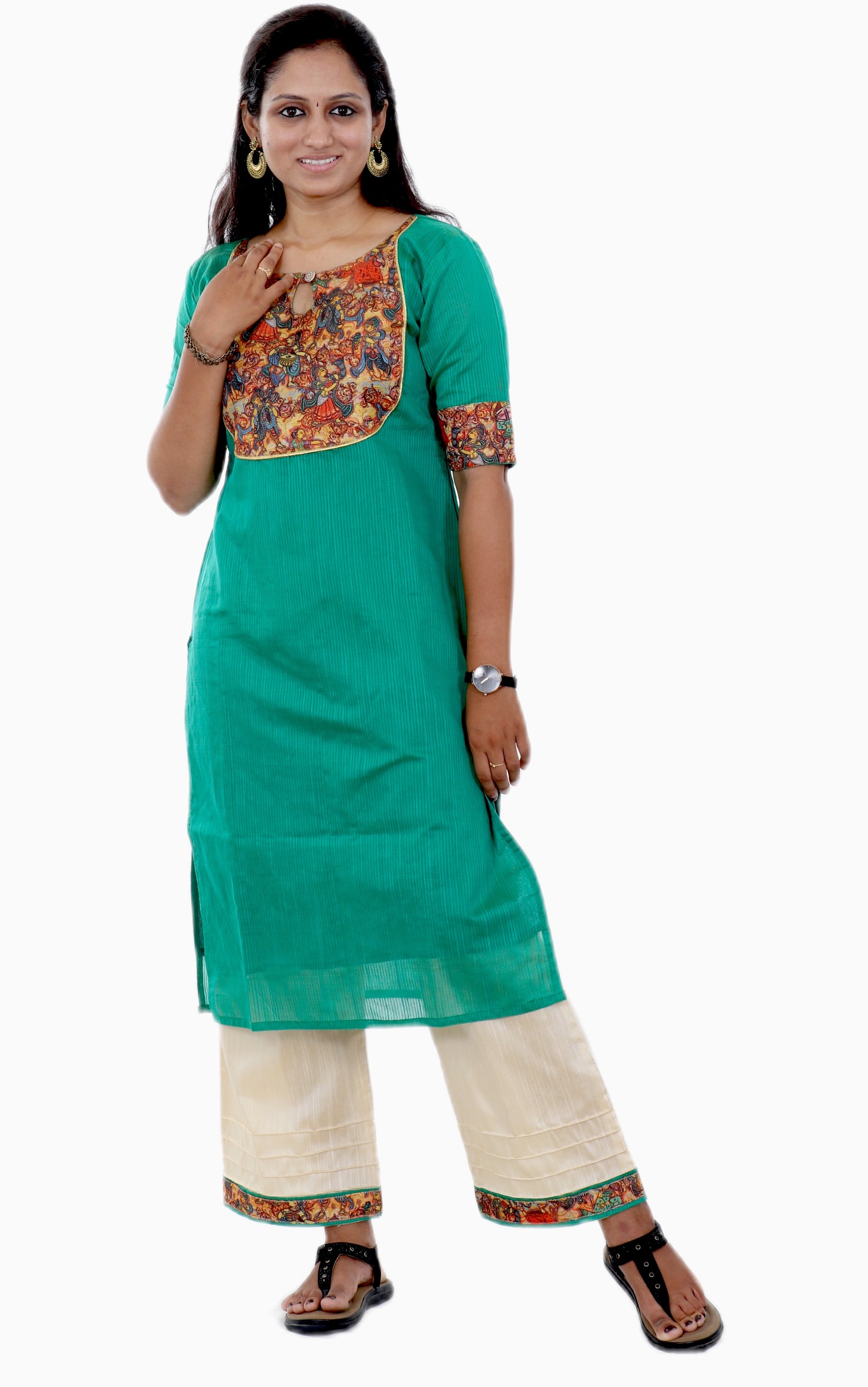 Green - Kurta and Palazzo set