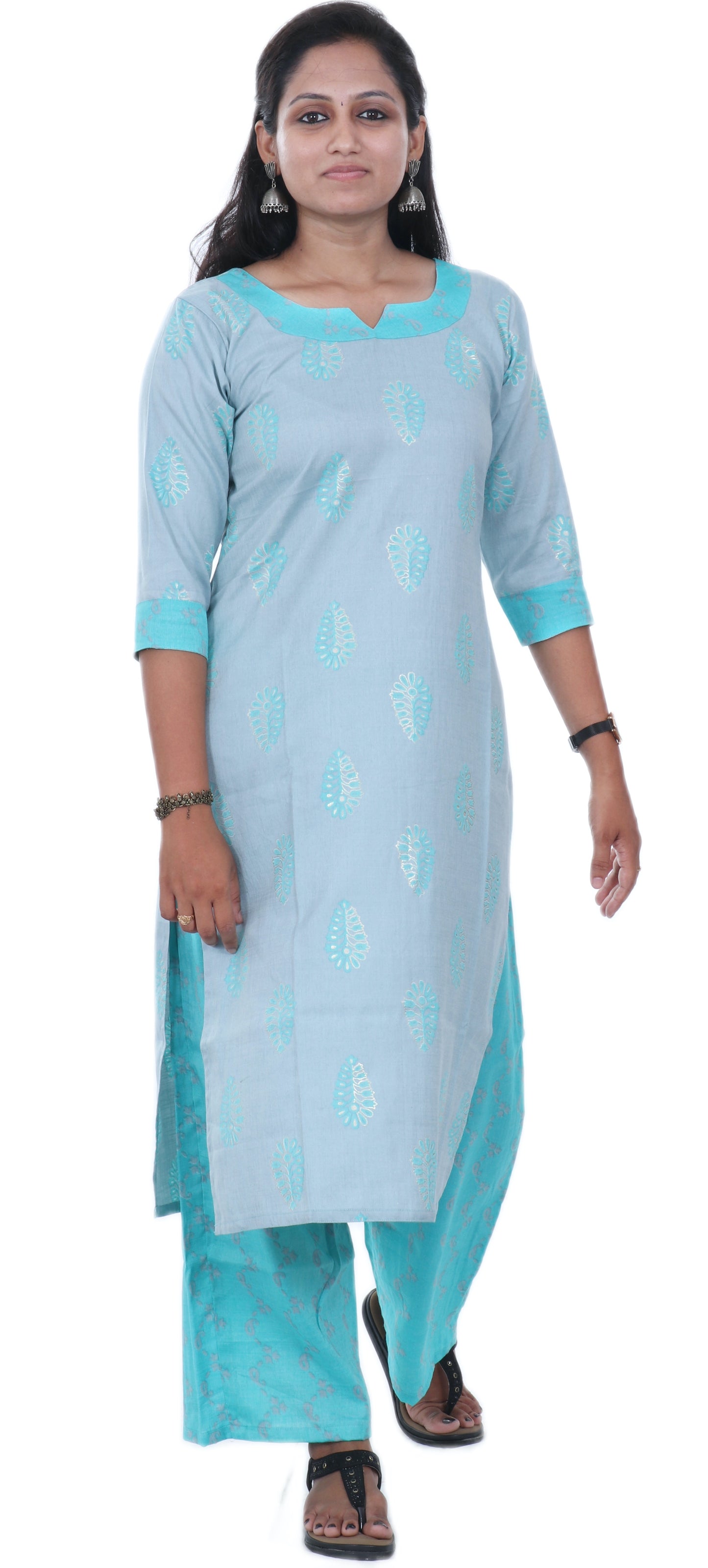 Kurta and Palazzo Set Rayon Cotton