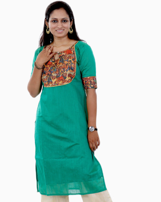 Green - Kurta and Palazzo set