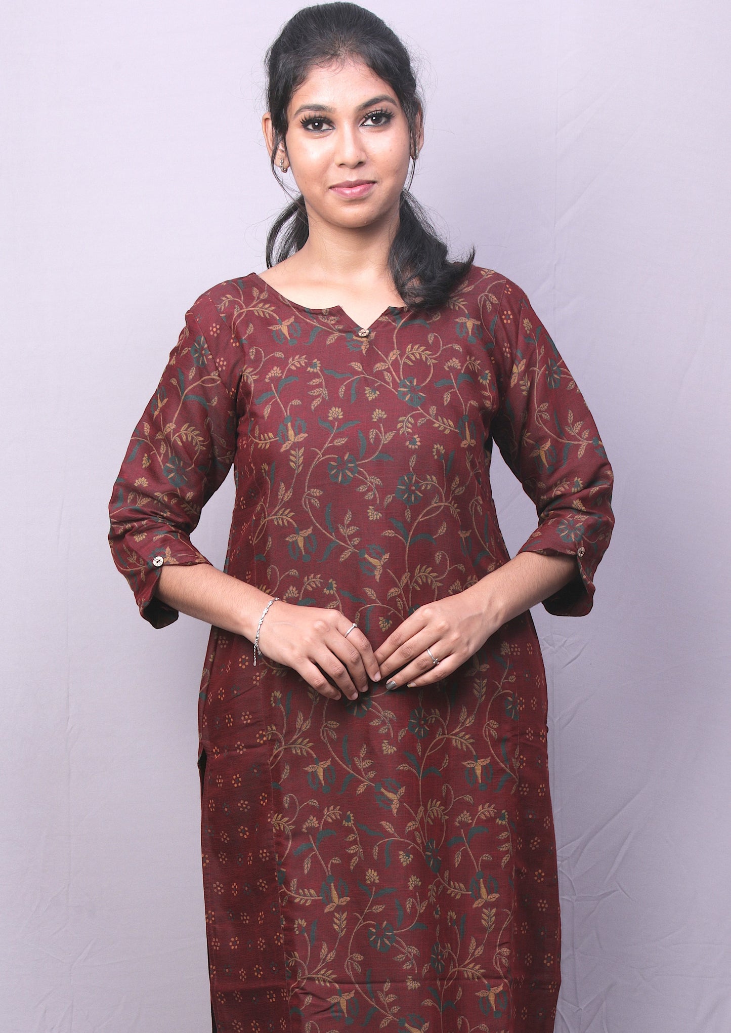 Women Kurta and Pant Set Viscose Rayon